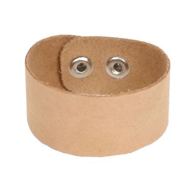 Nubuck Leather Cuff, 21.5cm x 3.2cm